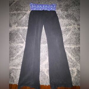 Y2K Victorious Secret PINK FoldOver Flare Leggings